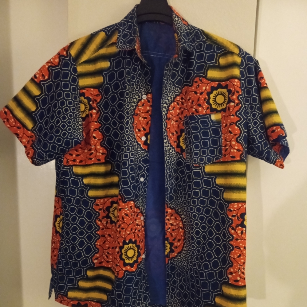 Men's Multicolor Patterned Shirt